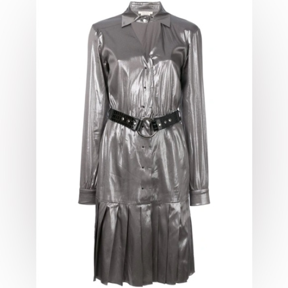 1017 ALYX 9SM Silver Metallic Dress - NWT - Size Small